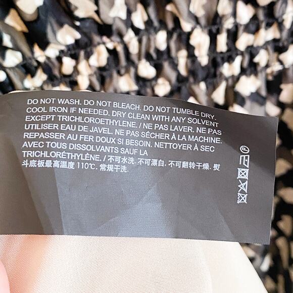 Theory NWT Confetti Print Long Sleeve Silk Blend Dress - Picture 8 of 10